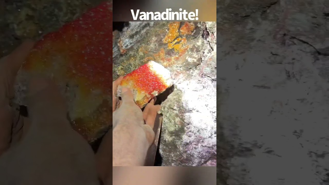 &iexcl;A 30 metros bajo tierra! Excavando en busca de hermosos cristales de vanadinita en Arizona.