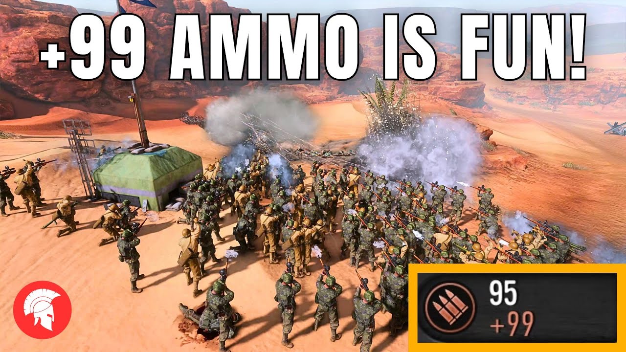 +99 AMMO IS FUN! - Company of Heroes 3 - US Forces Gameplay - 4vs4 Multiplayer - No Commentary