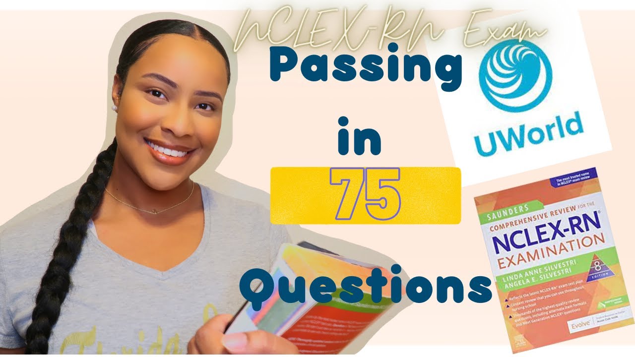 HOW I PASSED MY NCLEX-RN EXAM *2022* IN 75 QUESTIONS + Study Tips | UWorld, Saunders, Mark K