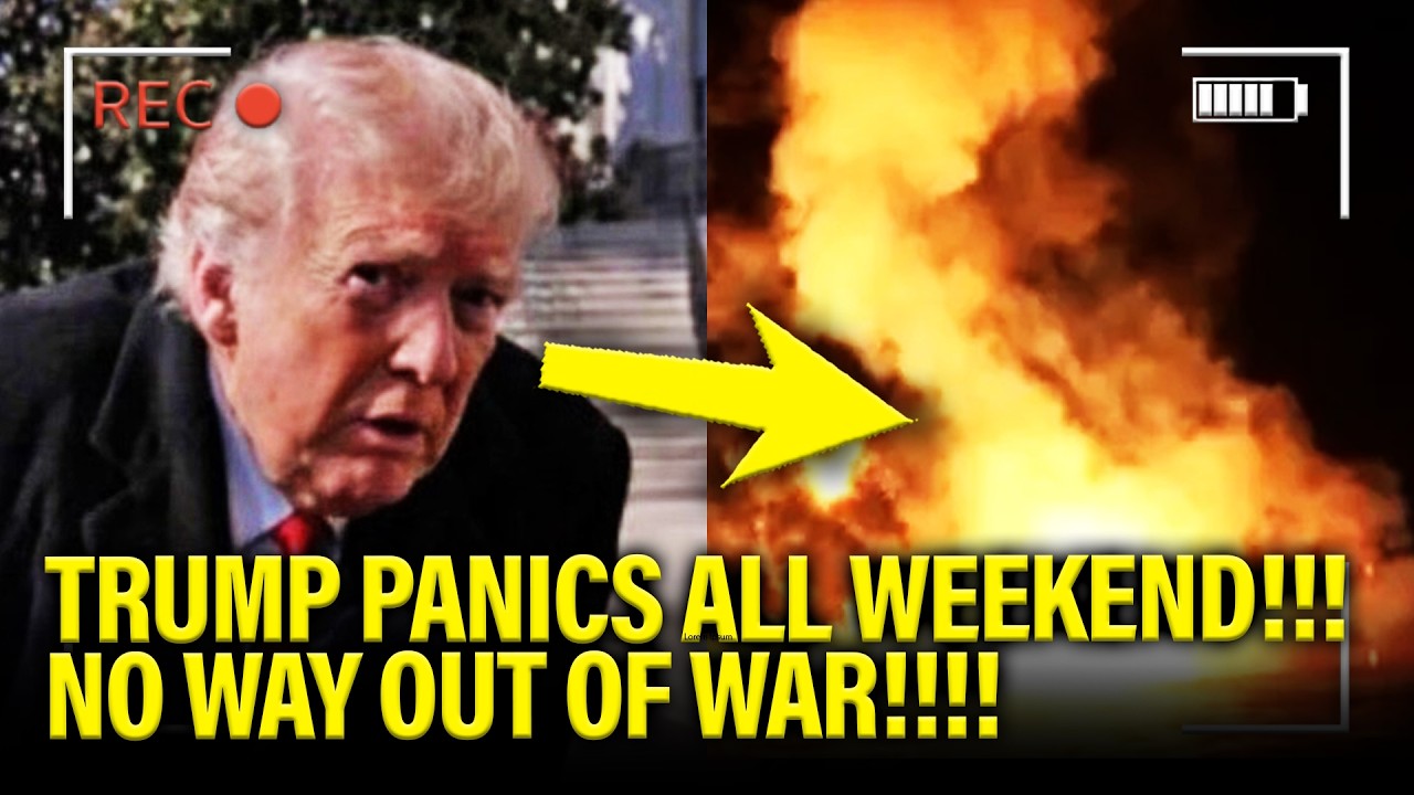 Trump PANICS ALL WEEKEND as he CAN’T ESCAPE WAR