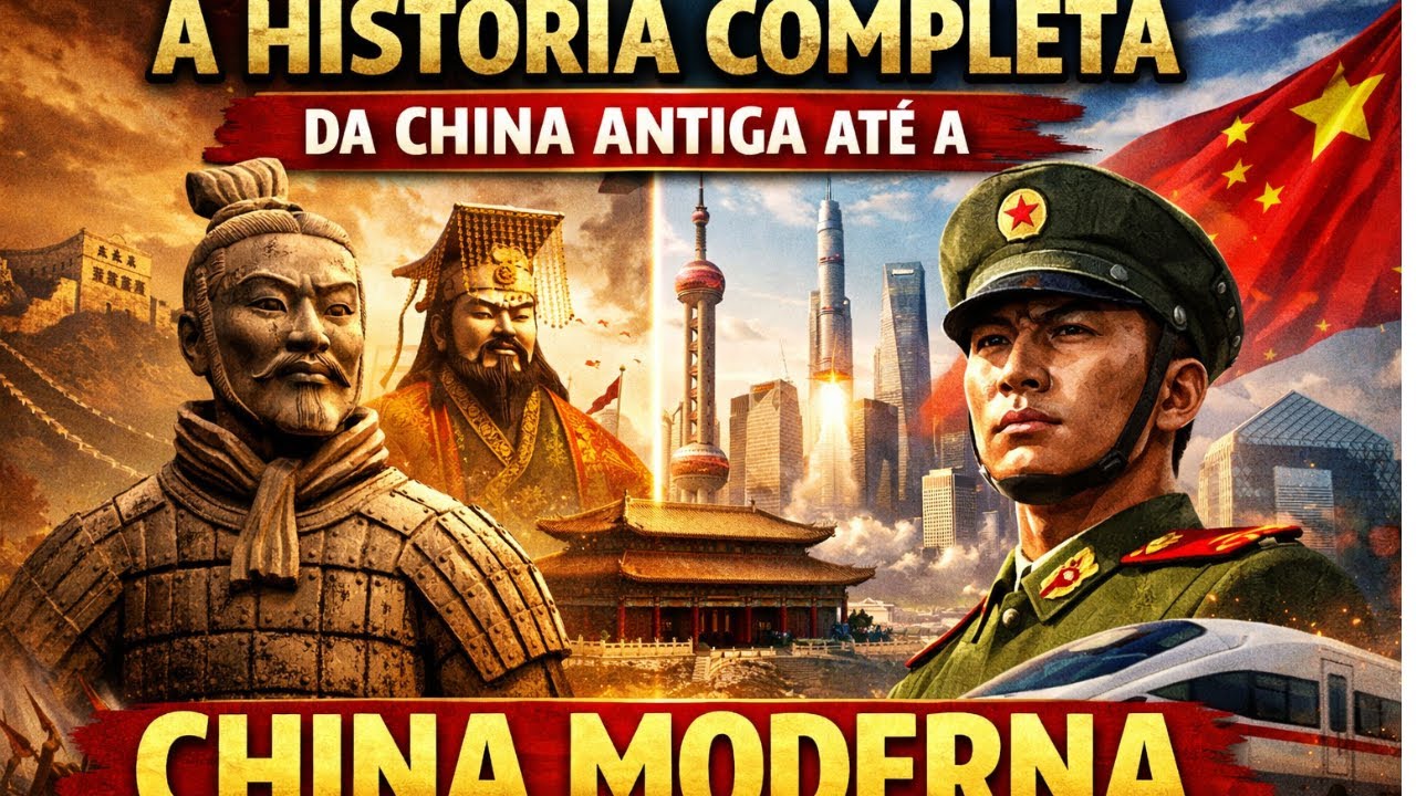 A História COMPLETA da China Antiga até a China Moderna