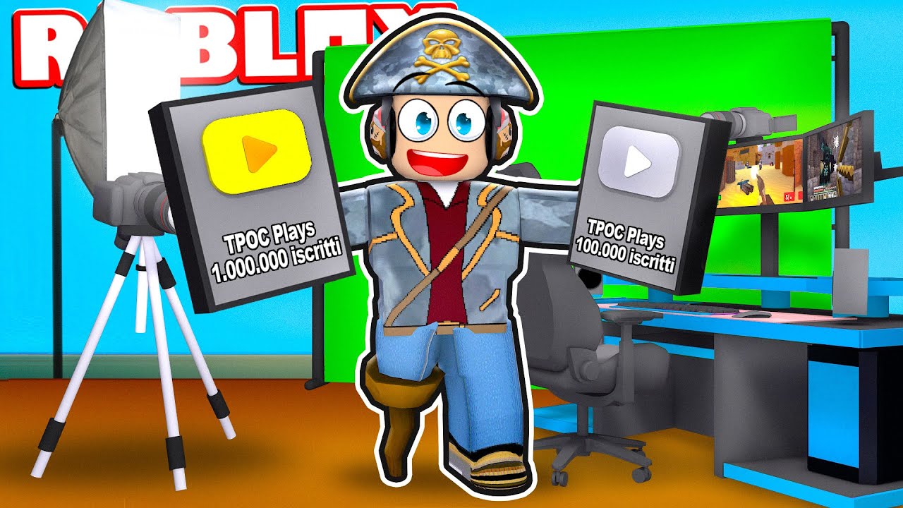 DIVENTO UNO YOUTUBER FAMOSO SU ROBLOX!