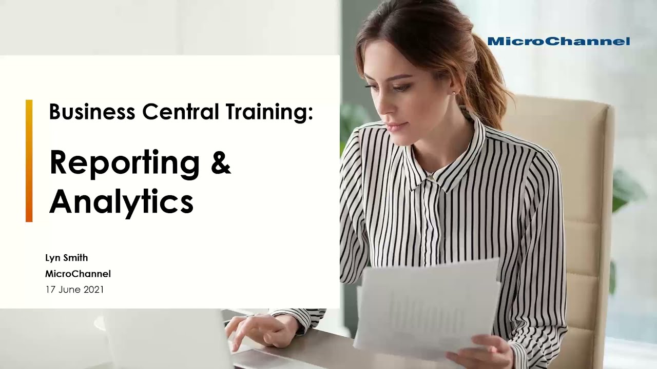 Training: Reporting & Analytics in Business Central