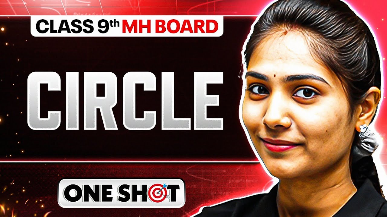 ⚡ Circle in One Shot | Class 9 Maths | Maharashtra Board