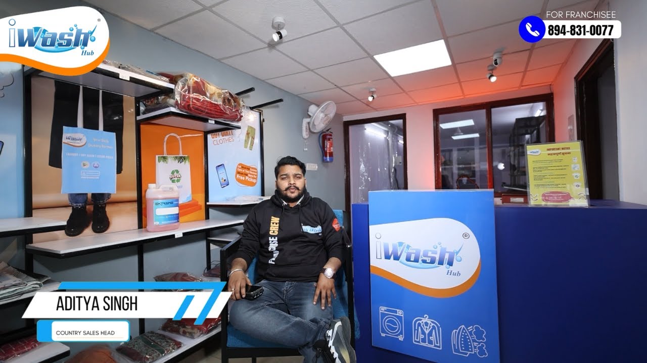 iWash Hub Review By Employee | Aditya #iwashhub #franchise #laundrystore #bestbusinessideas #review