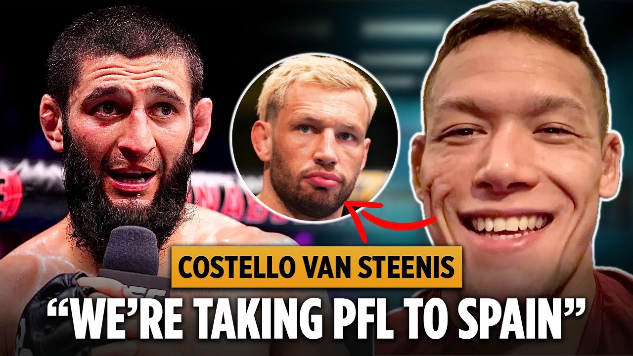 COSTELLO VAN STEENIS Says He's The Best 185er Over UFC's Khamzat Chimaev | Wants Bryan Battle Fight