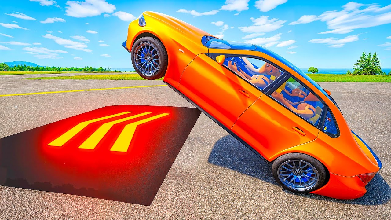 Instant 808 MPH Blast: Which BeamNG Car Survives the Farthest?! #7