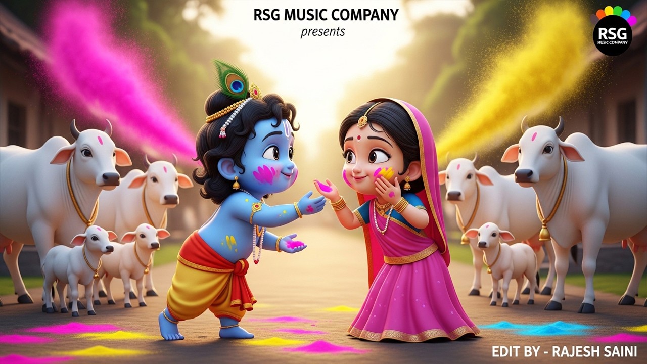 Choti Choti Gaiya, Chote Chote Gwal | छोटी छोटी गैया | #Little Krishna Bhajan - Krishna Bal Leela
