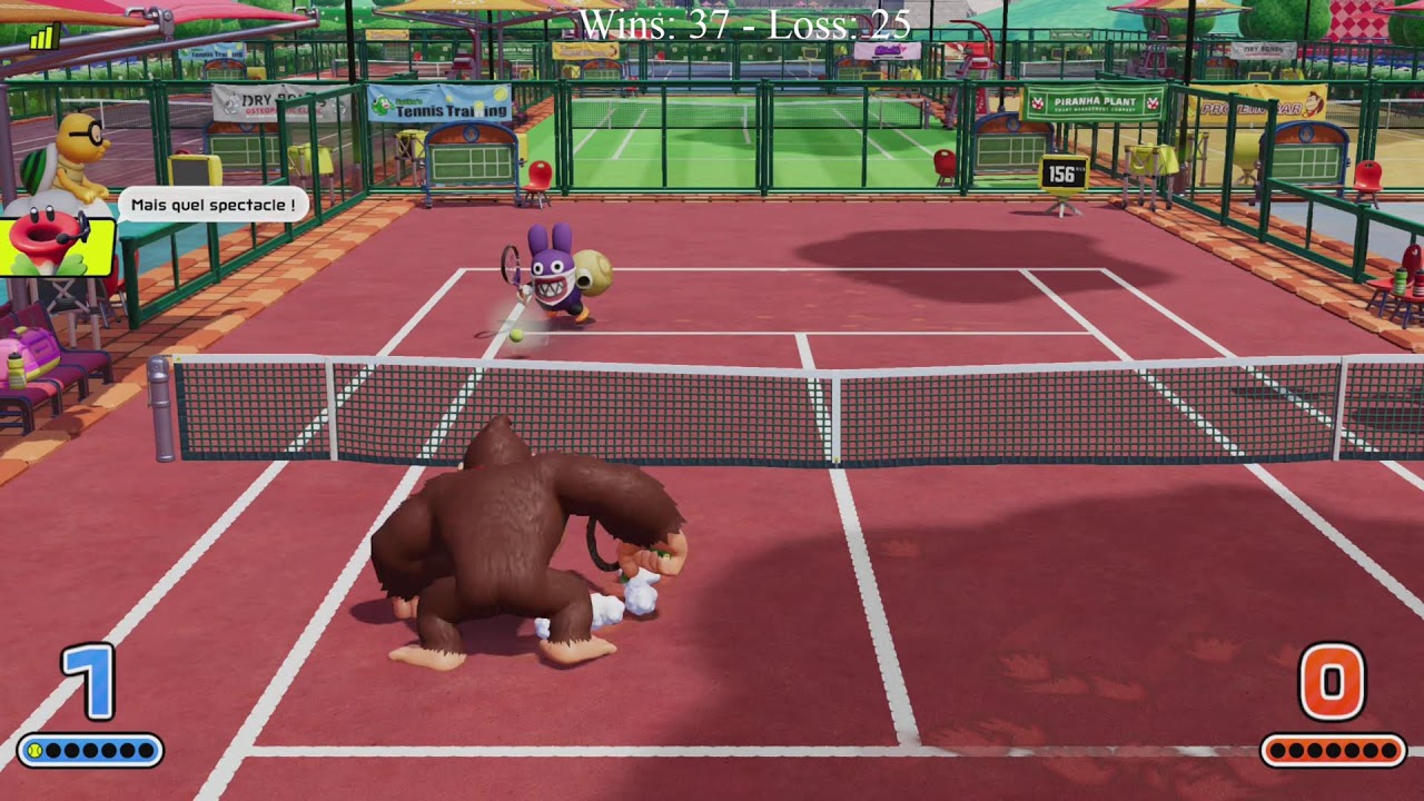 Mario Tennis Fever Rang S- Go Top 100 je suis proche! Jeu très fun!