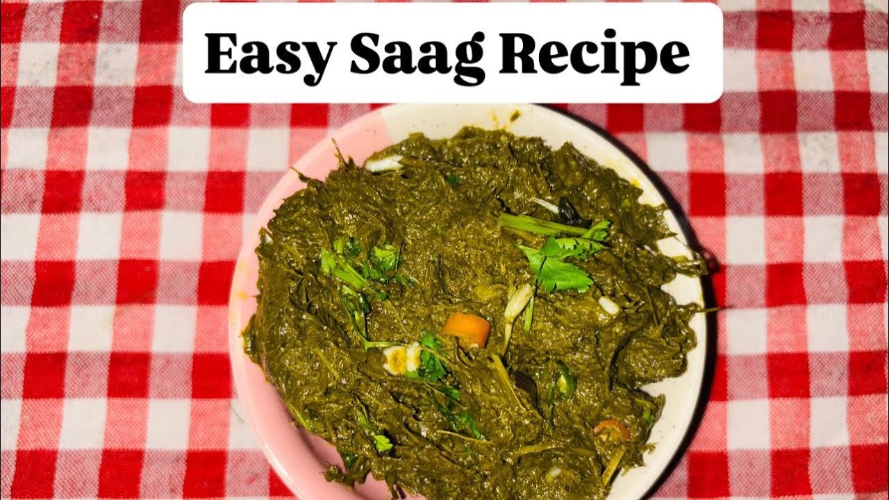 Authentic Mixed Saag Recipe | Palak Chana Saag Bathua Saag | Winter Special Desi Saag