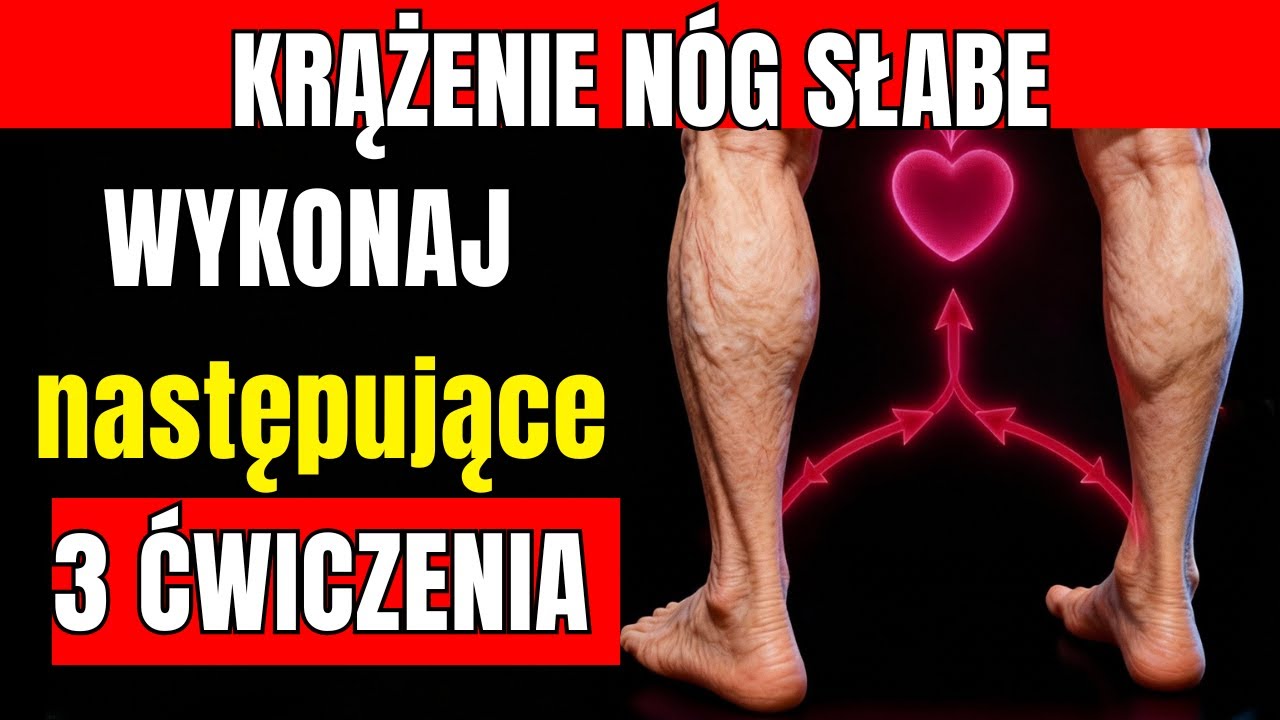 Kobiety 50+: Słabe Krążenie w Nogach? Te 3 Proste Ćwiczenia Działają Lepiej Niż Chodzenie