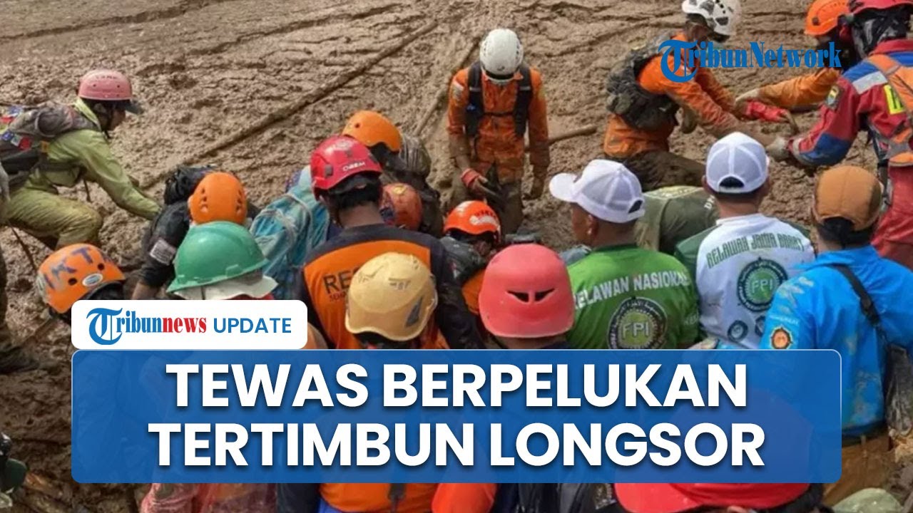 Pilu, Tim SAR Temukan Satu Keluarga Tewas Berpelukan, Tertimbun Tanah Longsor di Cisarua Bandung