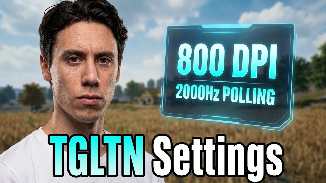 TGLTN Pubg Settings 2026 Revealed: Sensitivity, DPI & Godlike Aim