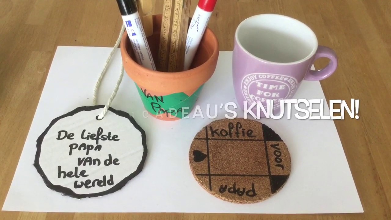 DIY Knutselen voor VADERDAG: 3 leuke Last Minute knutseltips voor Vaderdag!