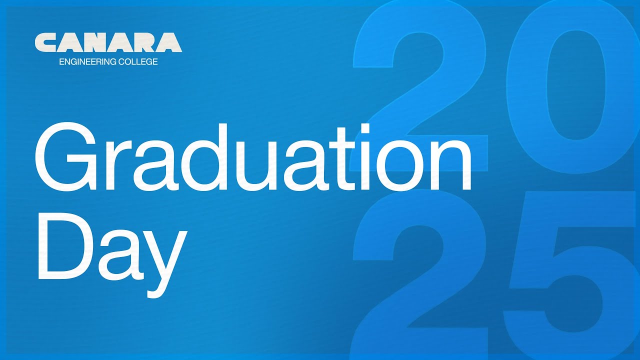 Graduation Day 2025 | Canara Engineering College | A Celebration of Success & New Beginnings