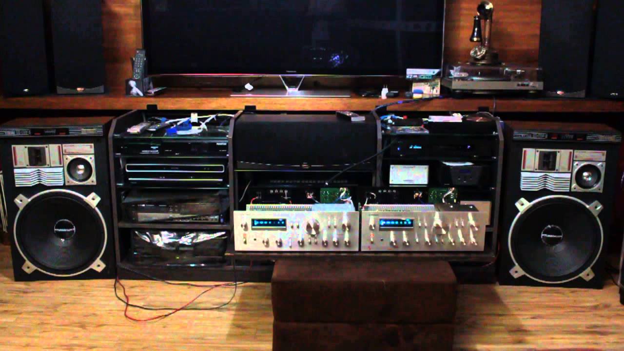Test: two Pioneers SA-8800 with Pioneer CS-705 speakers - Osvalter Brazil