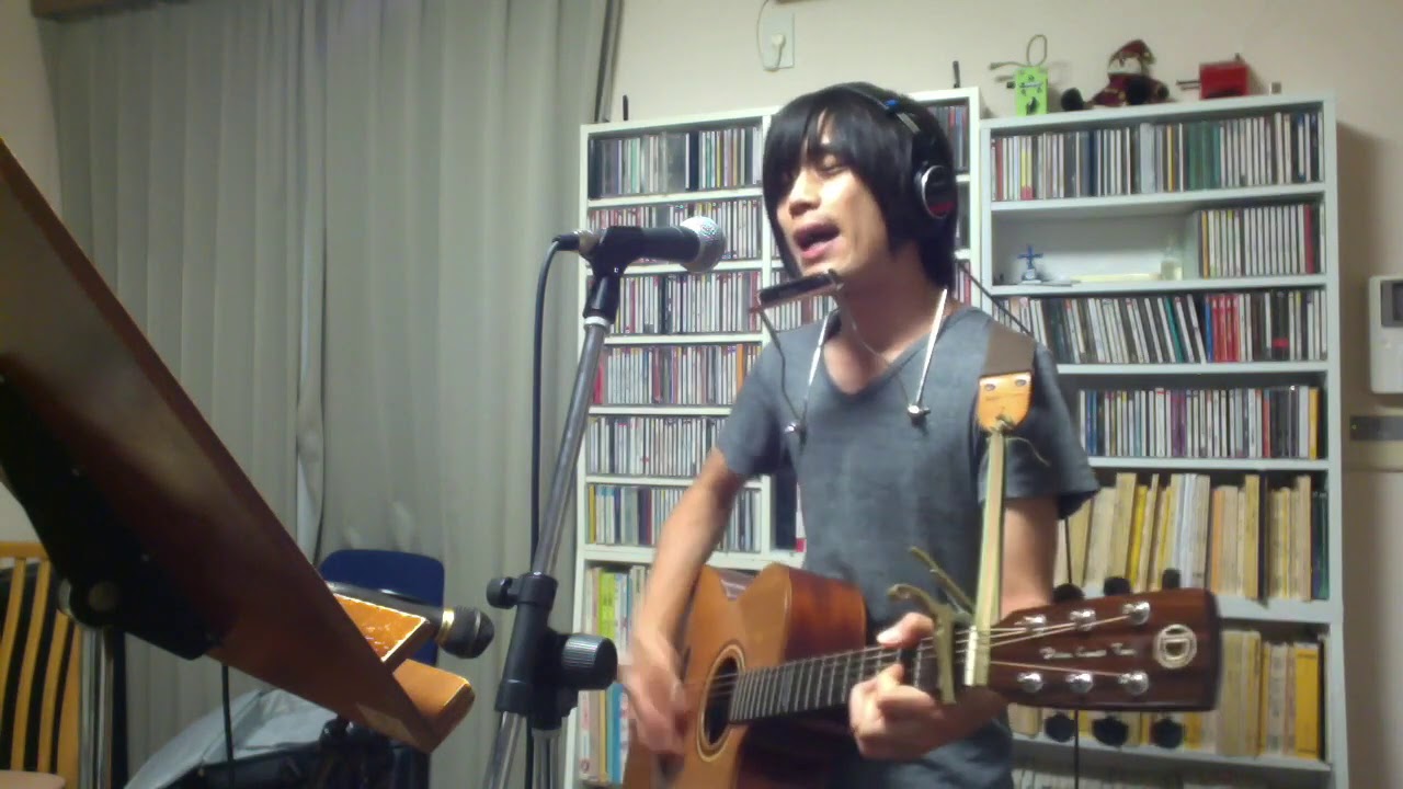 『青空』（THE BLUE HEARTS）カバー　ギター弾き語りとハーモニカ