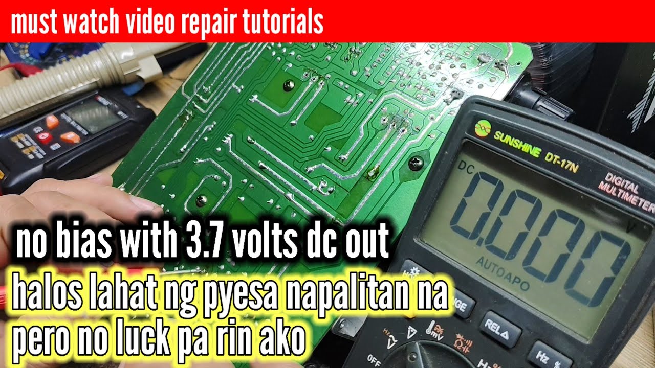 Joson 1010B amplifier repair || secret trouble revealed!! 