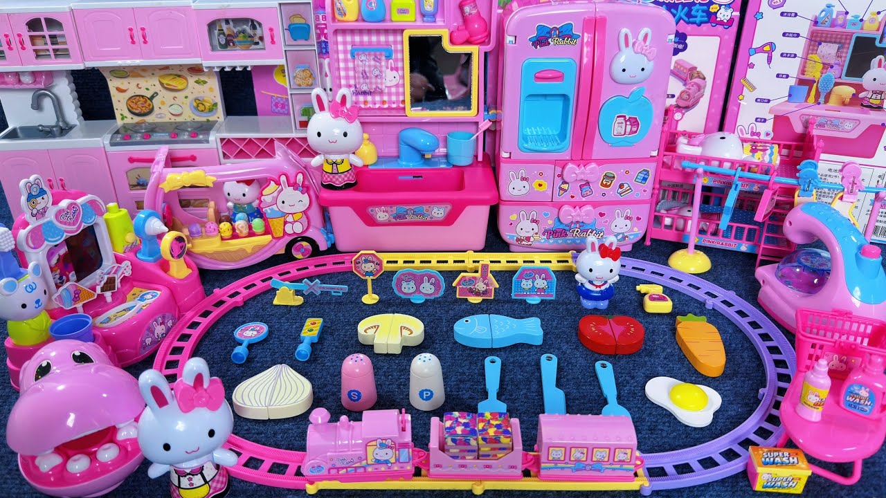 11 Minutes Satisfying with Unboxing Hello Kitty Happy Family Toys Collection ASMR | Review Toys