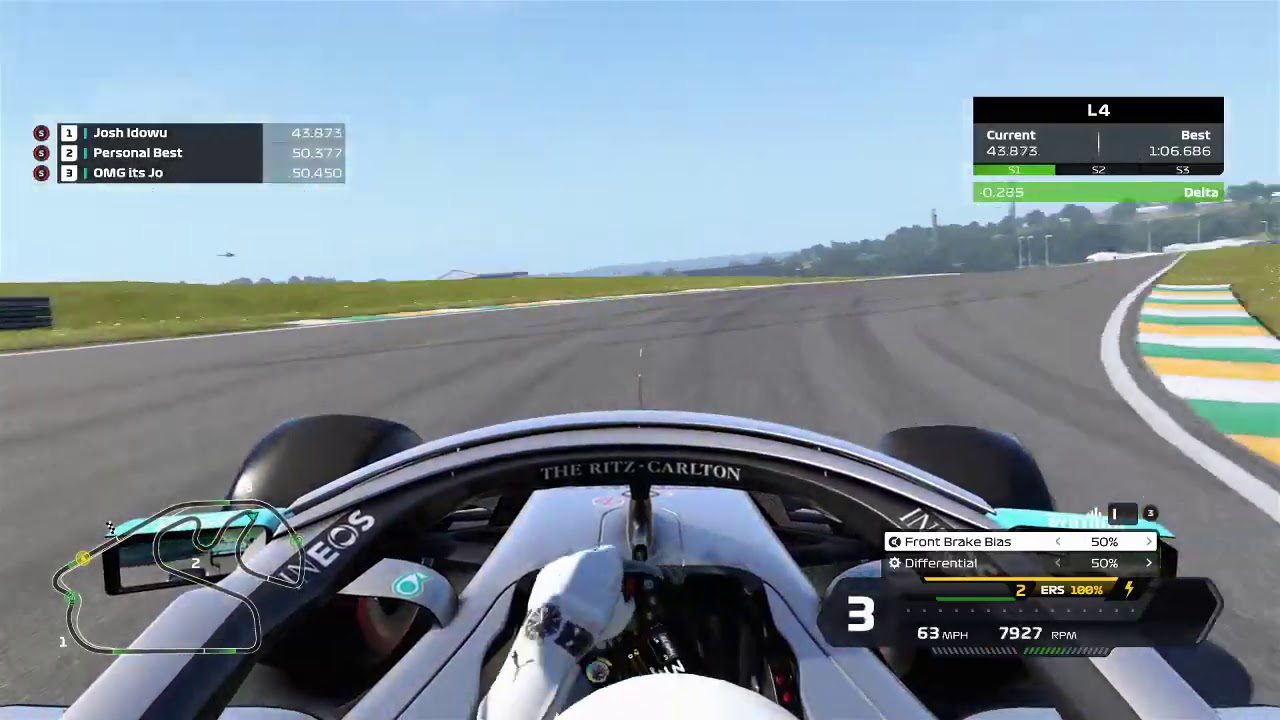 F1 2020 BRAZIL WORLD RECORD HOTLAP + SETUP (1:06.234)