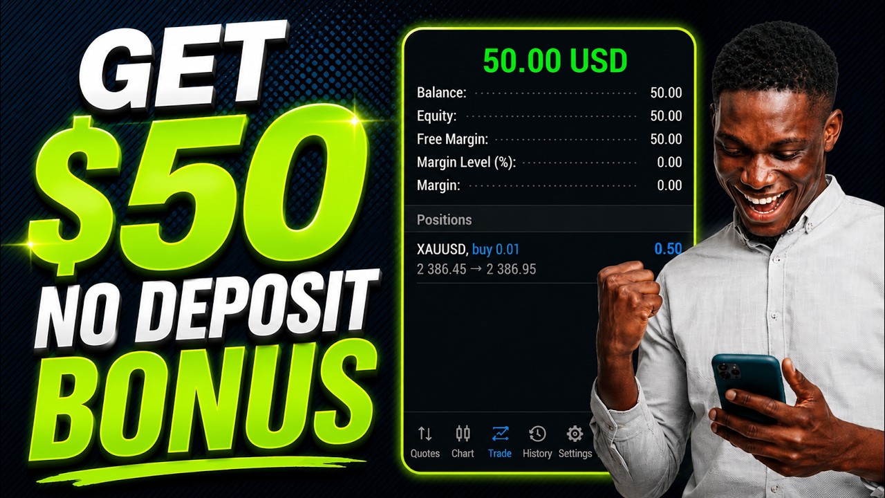 Get free 50$ to start trading  | No deposit required