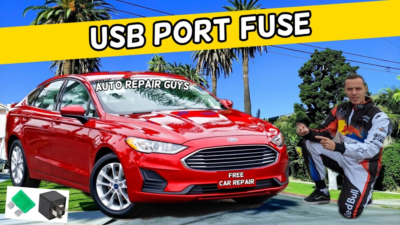 FORD FUSION  USB PORT FUSE  2013 2014 2015 2016 2017 2018 2019 2020