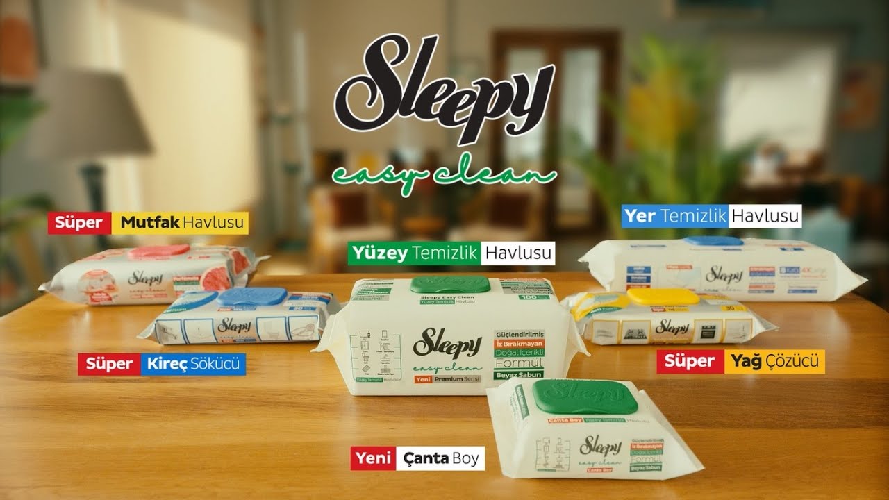 Vazge&ccedil;emezsin Sleepy Easy Clean&rsquo;den!
