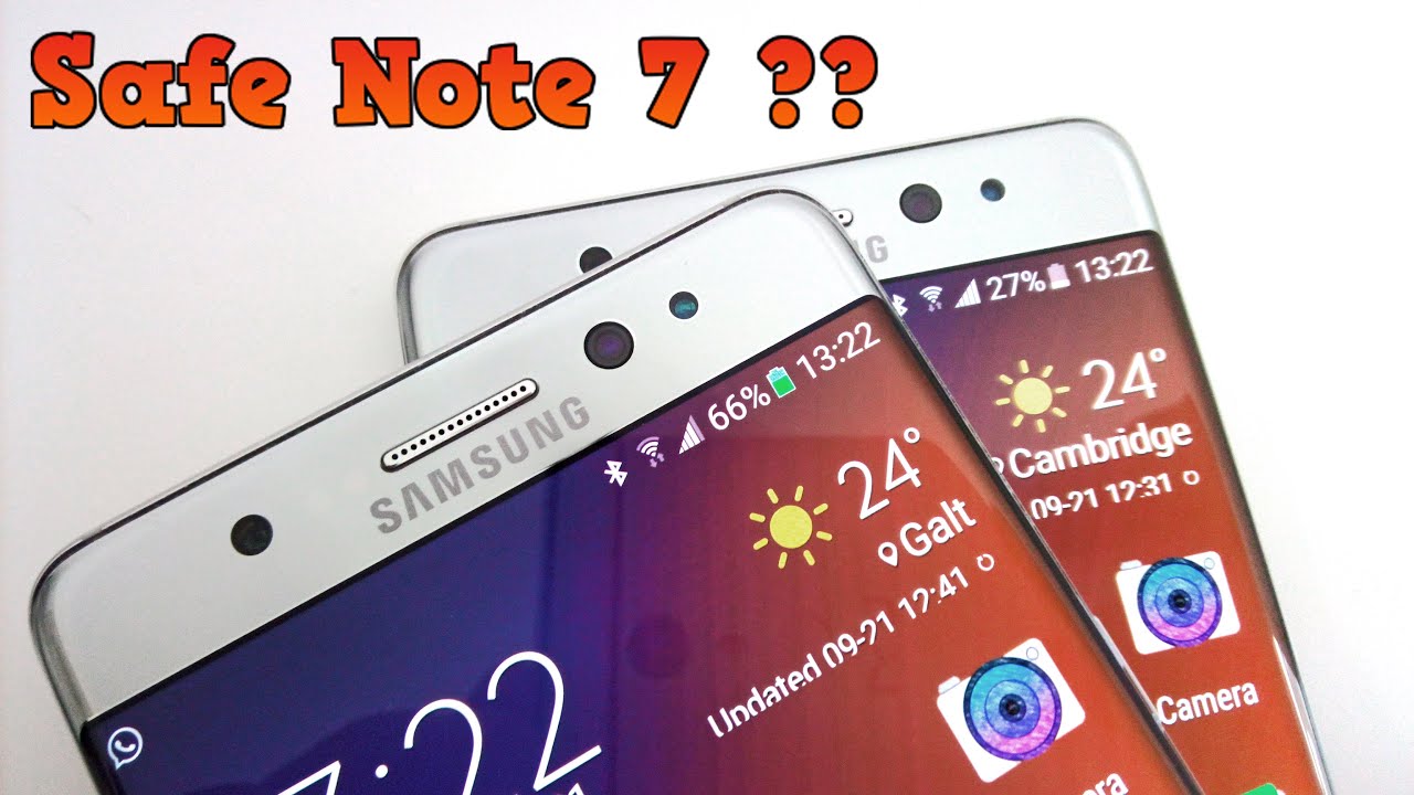 How to spot a SAFE - Non Exploding  Samsung Galaxy Note 7