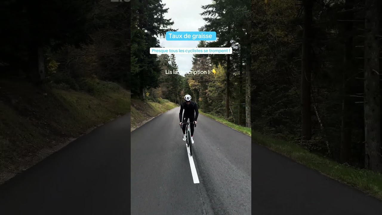 Le taux de graisse : le paramètre que les cyclistes comprennent mal