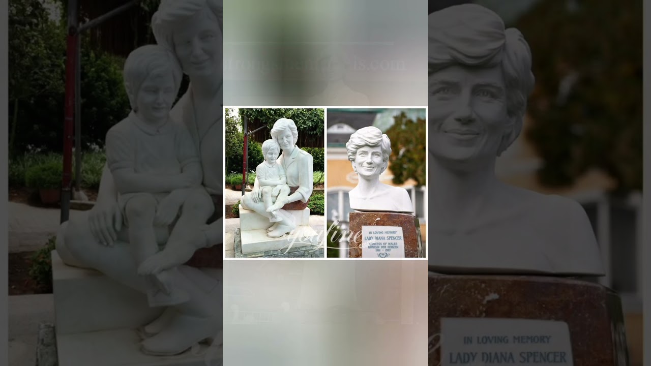 Queen of heart Princess Diana Statue &hearts; #diana #shorts #memmories