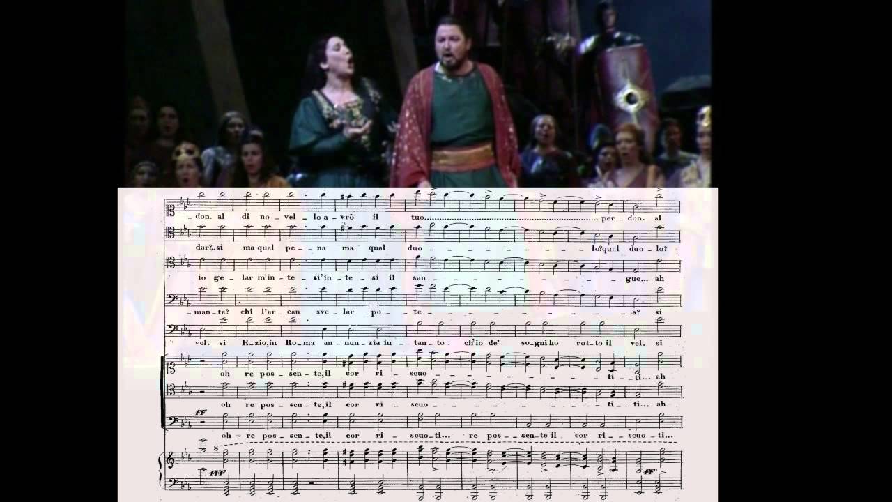 Ramey, Studer, Zancanaro, Kuludov: «Attila Oh, miei prodi! Un solo giorno», Attila, de G. Verdi