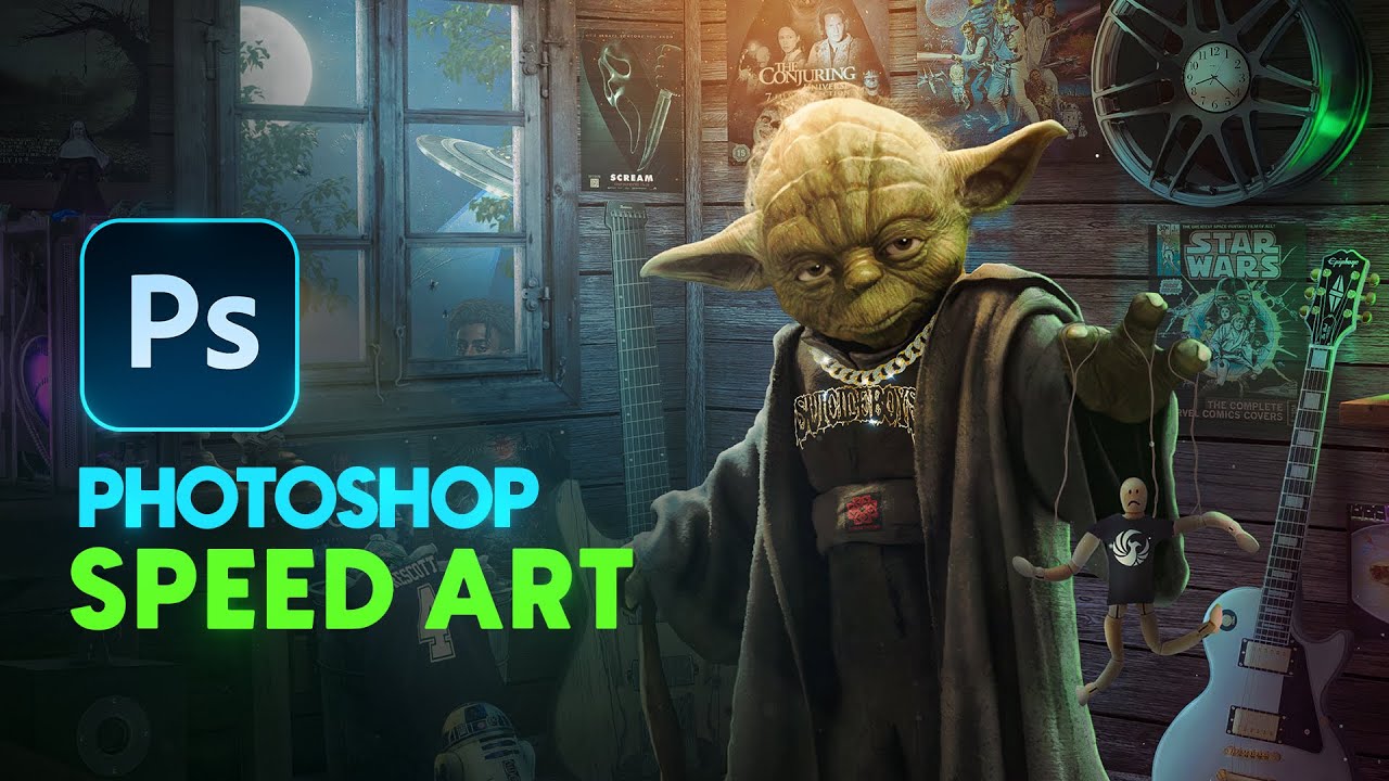 The Jedi's Den || Star Wars Themed Photoshop Artwork (Speed Art)