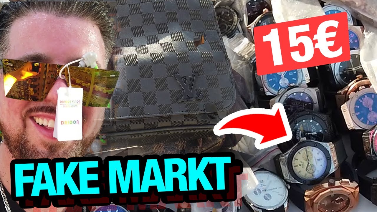 FAKE MARKT in Spanien! Rolex Händler droht mit Polizei! 😱 🇪🇸