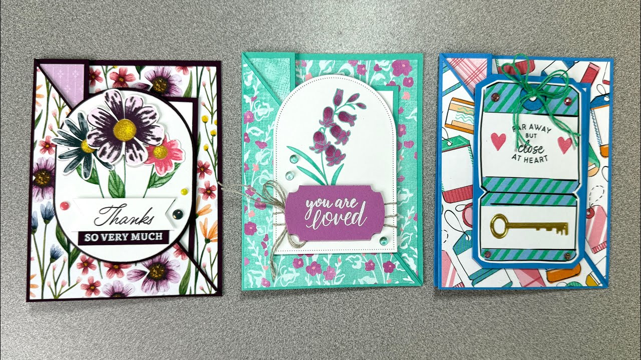 Angled Accordion Card - Mystery Stamping Revealed - 4-30-25