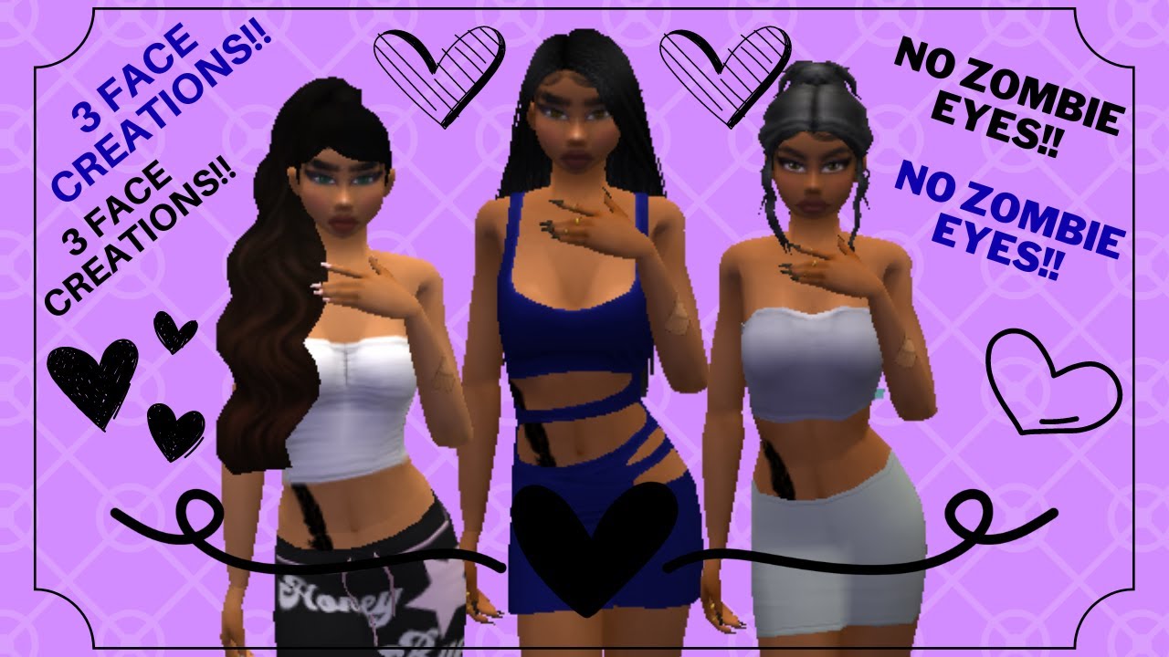 Female Appearance Ideas💜No Zombie Eyes  
