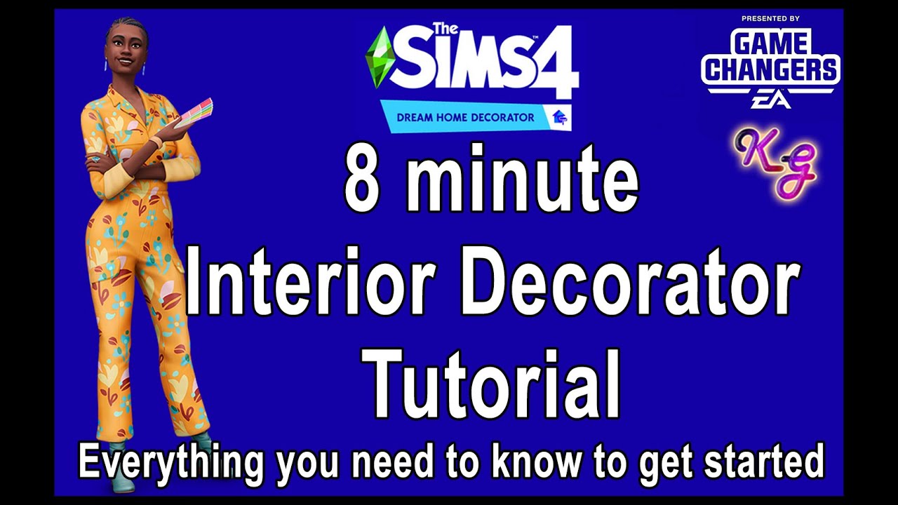 8 Minute Interior Decorator Career Tutorial - The Sims 4