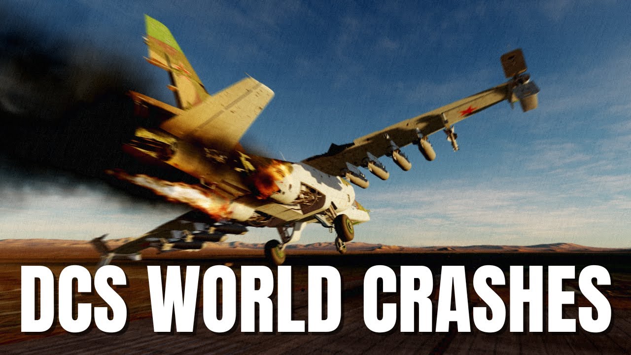 Satisfying Airplane Crashes, bailouts & Takedowns! V49 | DCS World Modern Flight Sim Crashes
