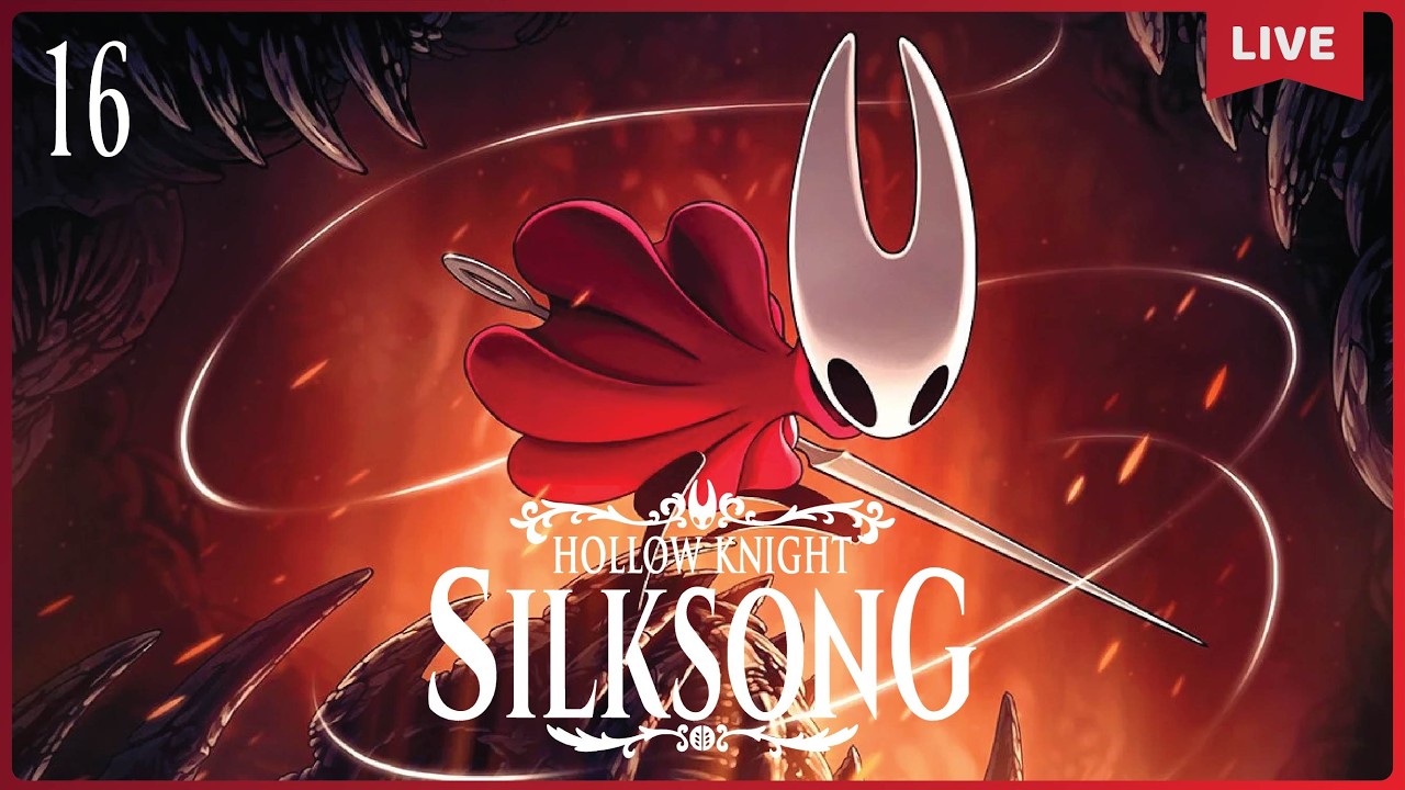 Skull-Man Gaming | Hollow Knight: Silksong | Blind Playthrough | LIVE Stream (PART 16)