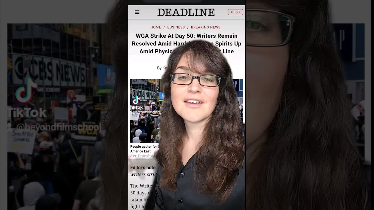 What's happening with the WGA Writers strike?🍿 #strike #wga #filmnews #wgastrike