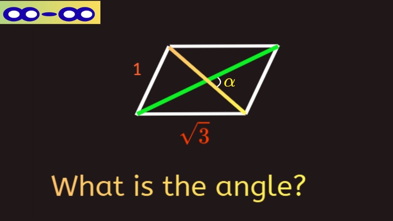 The Vector Angle Puzzle: Finding the Angle Between u+v and u−v