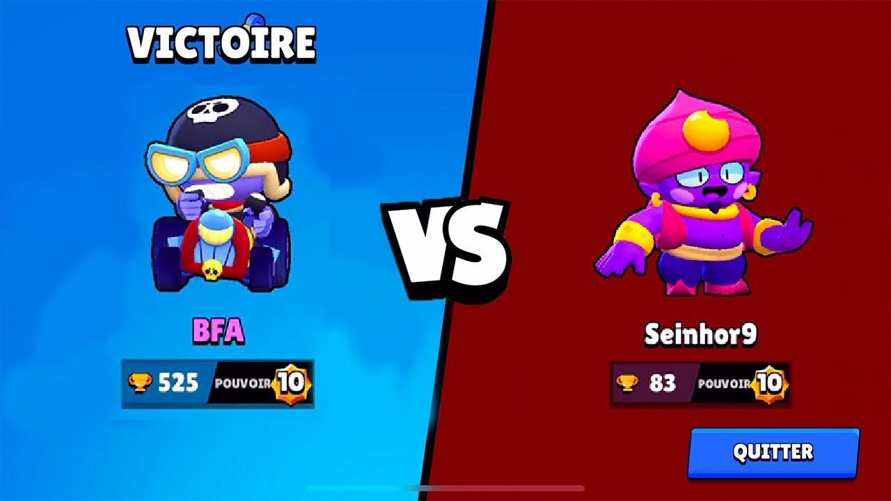 SEINHOR9 VS BFA qui est le MEILLEUR ?! DEFI 1 vs 1 sur Brawl Stars !