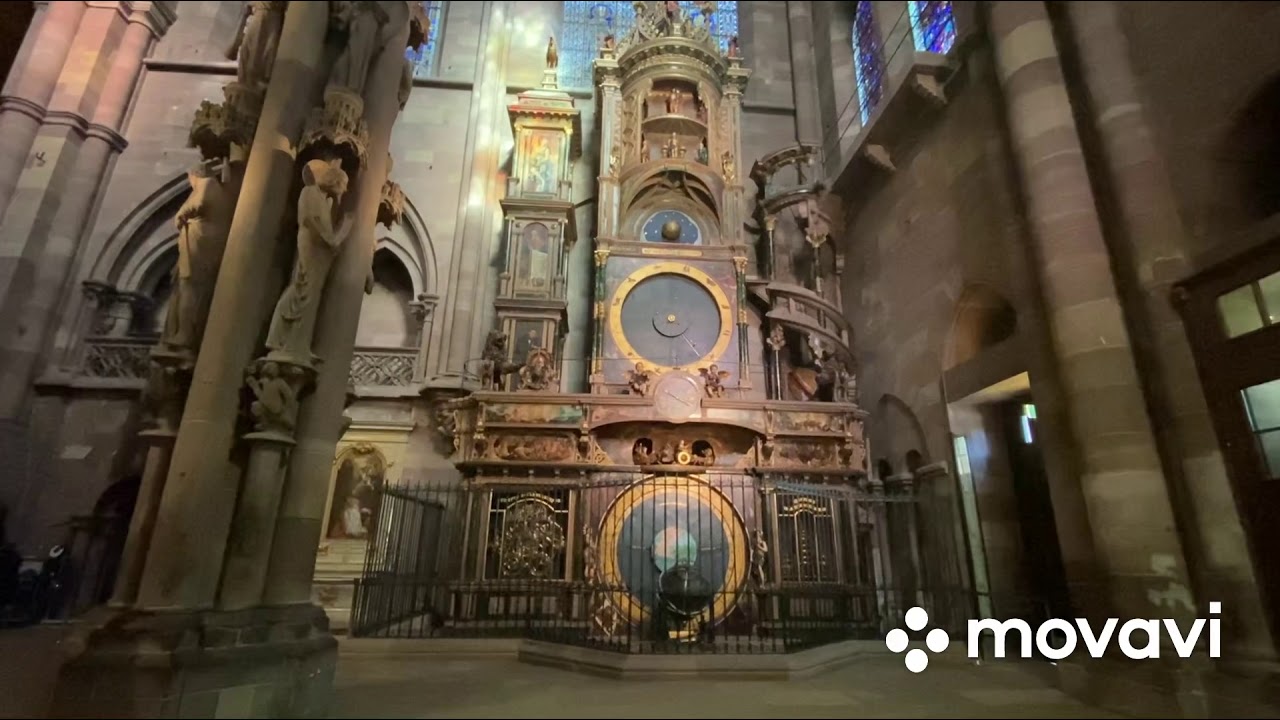 Strasbourg cathedral. Prayer to  protect agains pandemic.