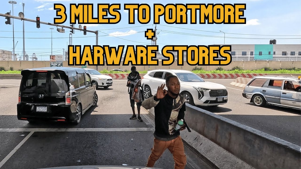 Driving to a few Hardware Stores in Kingston & Portmore | 876 By Birth