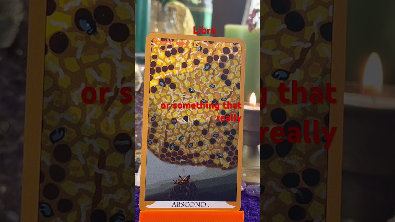 Libra tarot oracle reading just for you! Is that really for the best? 