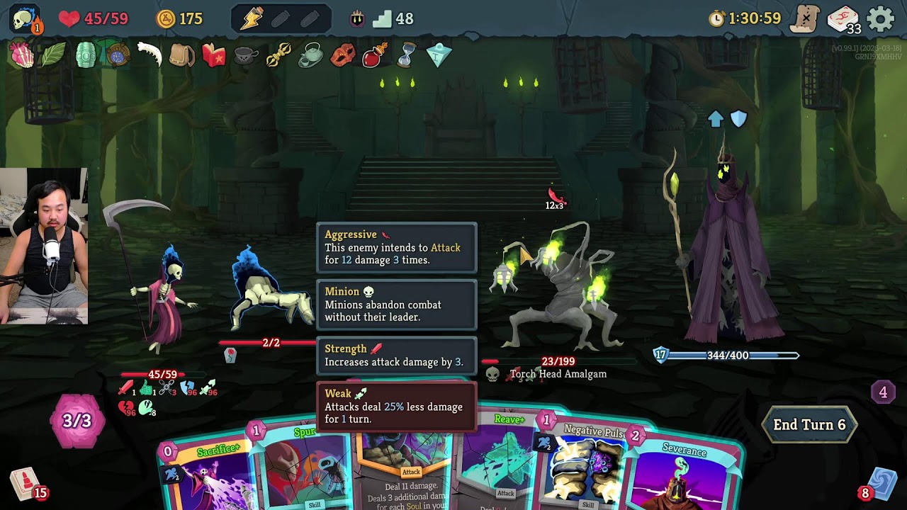 Slay the Spire 2 - Ascension 1 with the Necrobinder (Failed Decks) 