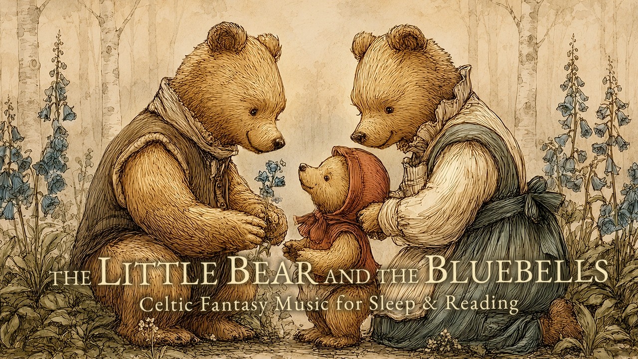 [Celtic Music] Calming Fantasy Music in a Bluebell Forest &ndash; THE LITTLE BEAR AND THE BLUEBELLS