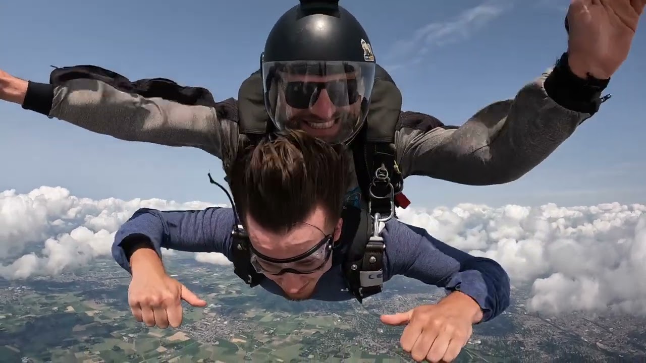 Saut parachute Evan