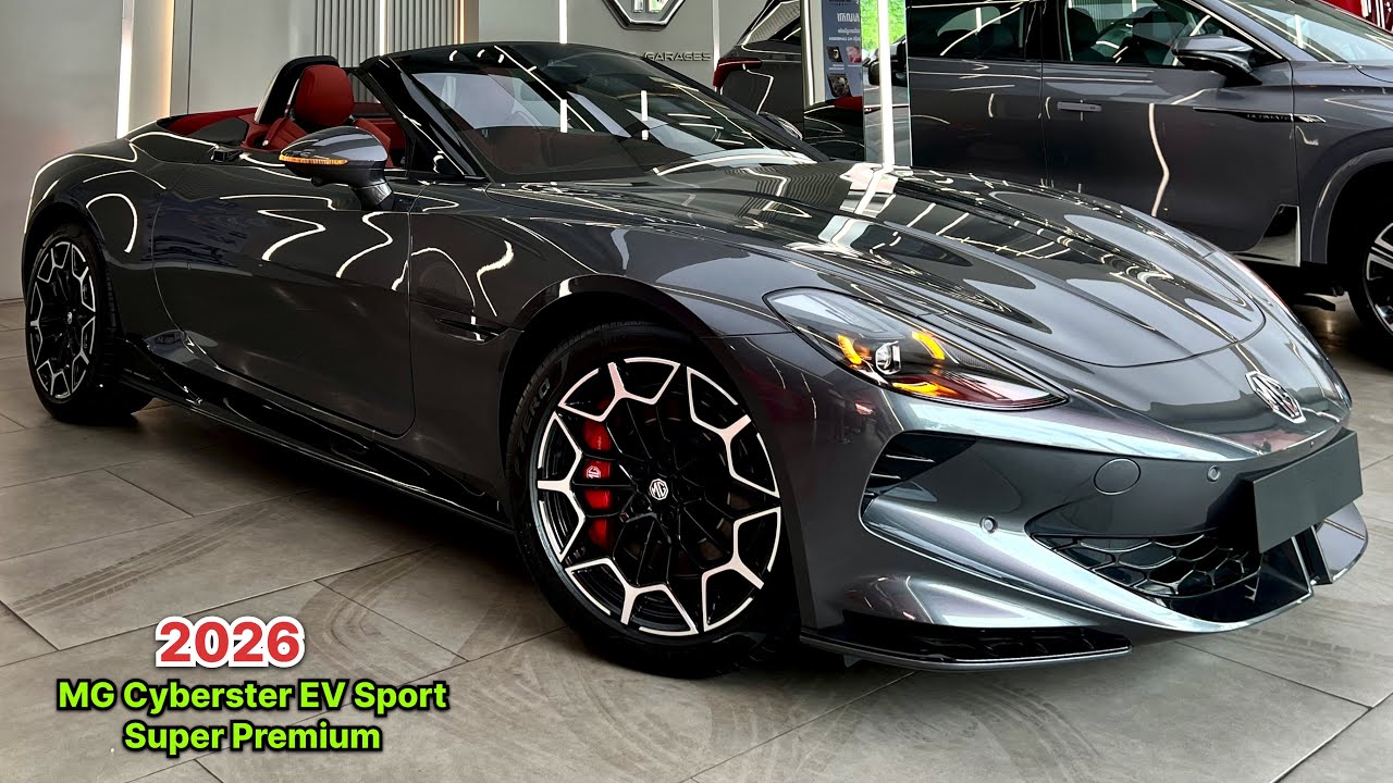 Новинка! Совершенно новый MG Cyberster EV Sport 2026 года &mdash; обновленный экстерьер и интерьер.