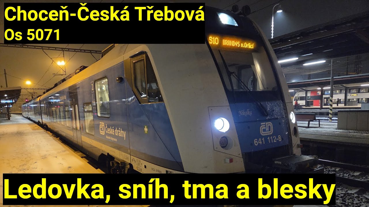Cabview #30 / Ledovka / Os 5071 / Choceň-Česká Třebová / strojvedouci.com (4K)