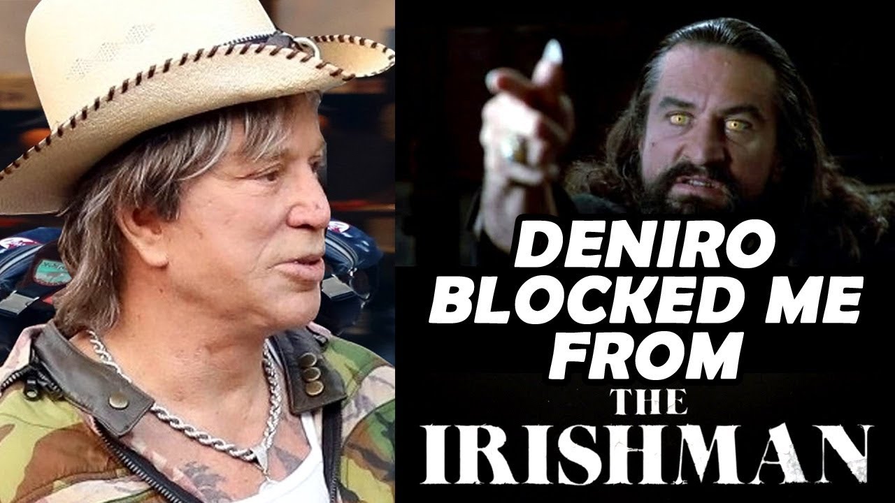 Mickey Rourke Slams Robert De Niro For Costing him Role In The Irishman